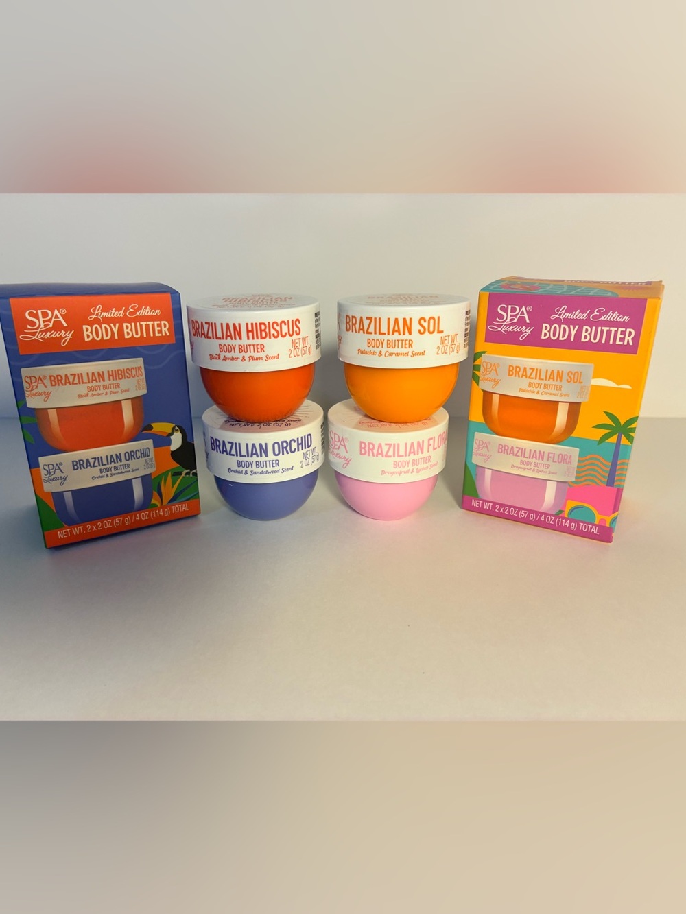 Brazilian Body Butter - Orchid, hibiscus, flora, sol mini’s